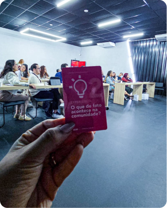 Carta do Baralho das Comunidades em uma dinâmica presencial