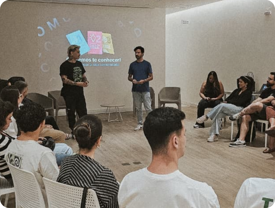 Encontro do movimento Nós Criamos Comunidades.